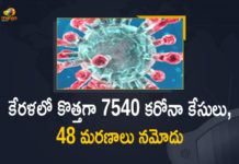 Kerala Covid-19 Updates: 7540 New Positive Cases and 48 Deaths in Last 24 Hours