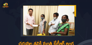 KTR Extends Financial Assistance to Tribal Girl, KTR Extends Financial Assistance to Tribal Girl Pursuing Engineering, KTR helps tribal student aim high, KTR helps tribal student to pursue education in IIT, Mango News, Minister KTR, Minister KTR Extends Financial Assistance to Tribal Girl Pursuing Engineering, Minister KTR Extends Financial Assistance to Tribal Girl Pursuing Engineering at IIT, Support pours in for tribal girl after KTR’s tweet, Telangana Minister KTR helps tribal student to pursue IIT