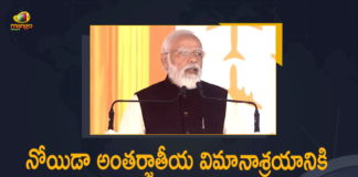 airport in Uttar Pradesh, Asia’s largest airport, Foundation Stone of Noida International Airport, international airport in Uttar Pradesh, largest international airport in Asia, Mango News, Noida, Noida International Airport, Noida International Airport Inauguration, Noida International Airport Inauguration LIVE Updates, pm narendra modi, PM Narendra Modi Lays the Foundation Stone of Noida International Airport, Prime Minister Narendra Modi, Uttar Pradesh, Uttar Pradesh Chief Minister, Yogi Adityanath