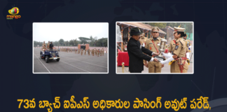 73rd Batch of IPS Officer Trainees Held at SVP National Police Academy, 73rd batch of IPS probationers, 73RR Batch Of IPS Probationers Passes Out, Ajit Doval reviews POP at SVP National Police Academy in Hyderabad, Mango News, Natl Security Advisor Ajit Doval, Passing Out Parade of 73rd Batch of IPS Officer Trainees Held, Passing Out Parade of 73rd Batch of IPS Officer Trainees Held at SVP National Police Academy, Passing out parade of 73rd batch of IPS probationers, SVP National Police Academy, SVP National Police Academy in Hyderabad