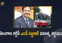 Every Thursday Is Bus Day, Every Thursday Is Bus Day Telangana RTC MD VC Sajjanar, Mango News, Mango News Telugu, RTC MD Sajjanar, RTC MD VC Sajjanar, RTC officials, RTC Officials and Employees Should Travel by Bus, RTC Officials and Employees Should Travel by Bus Every Thrusday, Sajjanar, Telangana RTC, Telangana RTC MD VC Sajjanar, Telangana RTC News, Today, TSRTC Latest News, tsrtc Latest News Updates, TSRTC MD Sajjanar, tsrtc News Updates, VC Sajjanar