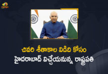 Annual Southern Sojourn, Mango News, Mango News Telugu, President Kovind in Hyderabad, President Ram Nath Kovind on annual southern sojourn, President Ramnath Kovid News, President Ramnath Kovid To Visit Hyderabad, President Ramnath Kovid To Visit Hyderabad For Annual Southern Sojourn, President Ramnath Kovind to visit Hyderabad for winter sojourn, Ramnath Kovid Hyderabad Visit, Ramnath Kovid Hyderabad Visit News, Ramnath Kovid To Visit Hyderabad For Annual Southern Sojourn