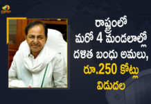 దళిత బంధు పథకం : మరో 4 మండలాల్లో అమలు కోసం రూ.250 కోట్లు విడుదల Dalit Bandhu, Dalit Bandhu Funds, Dalit Bandhu News, Dalit Bandhu scheme, Dalit Bandhu Updates, Mango News, Rs 250 cr released for Dalit Bandhu, Rs 250 crore released for Dalit Bandhu scheme, telangana, telangana government, Telangana government deposits Rs 250 crore towards Dalit Bandhu in 4 mandals, Telangana government releases Rs 250 crore for Dalit Bandhu, Telangana Govt, Telangana Govt Releases Rs 250 Cr Dalit Bandhu Funds, Telangana Govt Releases Rs 250 Cr Dalit Bandhu Funds for Another 4 Mandals, Telangana releases Rs 250 cr for Dalit Bandhu in 4 mandals