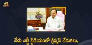 CM KCR To Participate in Christmas Celebrations Today held at LB Stadium,KCR To Participate in Christmas Celebrations ,KCR To Participate in Christmas Celebrations Today ,LB Stadium,Christmas Celebrations ,Christmas, Christmas celebrations in LB stadium,Christmas celebrations 2021,2021 Christmas celebrations ,Christmas celebrations in telangana,telangana Christmas celebrations ,2021 Christmas ,CM KCR,mango news