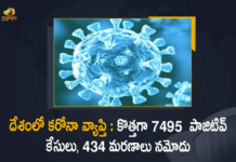 India Records 7495 Covid-19 Cases, 434 Deaths in Last 24 Hours, Omicron Cases Tally Reaches to 236
