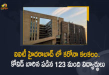 119 test COVID-19 positive at IIT Hyderabad, 123 Students Tested Positive for Covid-19, 123 Students Tested Positive for Covid-19 in IIT Hyderabad, Covid cluster, Covid cluster in IIT Hyderabad, IIT Hyderabad, iit hyderabad news, iit hyderabad reopening date, iit hyderabad reopening date 2022, iit hyderabad students, IIT-Hyderabad shifts to online class, Mango News, Online Classes At IIT Hyderabad Suspended After 120 COVID, spurt in Covid cases, telangana