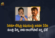 సినిమా టిక్కెట్ల విషయంలో త్వరలో మంత్రి పేర్ని నానిని కలువనున్న రాంగోపాల్ వర్మ Mango News Telugu,andhra pradesh, Andhra Pradesh Ticket Issues, Andhra Pradesh Tollywood Ram Gopal Varma To Meet Minister Perni Nani Over Movie Ticket Issue, AP Minister, Ap movie tickets issue, Cinema Ticket Issue, CM YS Jagan Mohan Reddy, Director RGV, Jagan Mohan Reddy, Mango News, Minister Perni Nani, Minister Perni Nani Invites RGV For A Meeting, Movie News, Movie Ticket Issue, movie tickets, movie tickets issue in ap, Movie Updates, Perni Nani, ram gopal varma, Ticket Price issue, Tollywood Live Updates, Tollywood News, Tollywood Ram Gopal Varma, Tollywood Ram Gopal Varma To Meet Minister Perni Nani Over Movie Ticket Issue