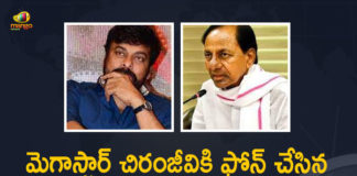 Chiranjeevi Tested Corona, Chiranjeevi Tested Corona Positivea, Chiranjeevi Tested Covid Positive, CM KCR, CM KCR calls Chiranjeevi to know his health status, CM KCR Wishes A Speedy Recovery of Megastar Chiranjeevi From Corona, CM KCR wishes Chiranjeevi a speedy recovery, KCR Wishes A Speedy Recovery of Megastar Chiranjeevi, Mango News, Megastar Chiranjeevi, Megastar Chiranjeevi Health, Megastar Chiranjeevi Health News, Recovery of Megastar Chiranjeevi From Corona