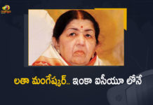 Famous Singer Lata Mangeshkar, Famous Singer Lata Mangeshkar admitted to ICU, Famous Singer Lata Mangeshkar Tested Positive For Covid-19, Lata mangeshkar, lata mangeshkar health news, lata mangeshkar health updates, Lata Mangeshkar Still in ICU, Lata Mangeshkar Still in ICU Don’t Believe in False News: Spokesperson, Lata Mangeshkar Tests Covid Positive, Mango News, Singer Lata Mangeshkar hospitalised after testing positive for COVID-19