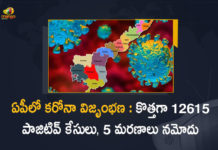 ఏపీలో కరోనా విజృంభణ : కొత్తగా 12615 పాజిటివ్ కేసులు, 5 మరణాలు నమోదు Andhra Pradesh, Andhra Pradesh COVID-19 Daily Bulletin, Andhra Pradesh Department of Health, ap coronavirus cases today, ap coronavirus cases total, ap coronavirus updates district wise, AP COVID 19 Cases, AP Total Positive Cases, COVID-19, COVID-19 Daily Bulletin, Total Corona Cases In AP,mango news