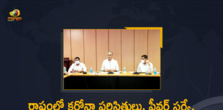 Corona Situation In Telangana, Door To Door Fever Survey, Fever Survey, Fever Survey and Vaccination in the state, Harish Rao Held Review on Corona, Harish Rao Held Review on Corona Vaccination, Harish Rao Held Review on Fever Survey, Mango News, Minister Harish Rao, Minister Harish Rao Held Review on Corona, Minister Harish Rao Held Review on Corona Fever Survey and Vaccination in the state, Review on Corona, Telangana Fever Survey