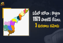 Andhra Pradesh: 11573 New Covid-19 Positive Cases and 3 Deaths Reported, Andhra Pradesh, Andhra Pradesh COVID-19 Daily Bulletin, Andhra Pradesh Department of Health, ap coronavirus cases today, ap coronavirus cases total, ap coronavirus updates district wise, AP COVID 19 Cases, AP Total Positive Cases, COVID-19, COVID-19 Daily Bulletin, Total Corona Cases In AP,mango news