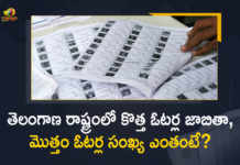 1.36 lakh voters aged 18-19 added to electors list, check my name in voter list 2022, digital voter id download telangana, download voter list, EC electoral rolls, EC electoral rolls news, Final Electoral rolls published, Mango News, Mango News Telugu, New Voters List, telangana mlc list 2022, Telangana New Voters List, Telangana New Voters List 2022, Telangana New Voters List Released, telangana voter list, Total Voters Reached to 30356894, tsec.gov.in voter list 2022, voter list 2022 telangana, voter list village wise telangana