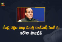 Union Defence Minister Rajnath Singh Tested Positive For Covid-19, Union Defence Minister, Rajnath Singh, Tested Positive For Covid-19, Minister Rajnath Singh, Rajnath Singh tests positive for COVID-19, Covid-19, Coronavirus, coronavirus india, Coronavirus Updates, COVID-19 Live Updates, Covid-19 New Updates, Mango News, Mango News Telugu, Minister Rajnath Singh diagnosed with COVID-19,Union Defence Minister Rajnath Singh Tested Positive for Covid-19