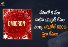 Coronavirus, Coronavirus Cases, coronavirus cases in india state wise, coronavirus cases in india today state wise, coronavirus cases india, COVID-19, COVID-19 Cases in India, covid-19 new variant, India 620 Positive Cases in Last 24 hours Total Tally Reaches to 5488, India Omicron Cases, India Reports 6563 Covid-19 Cases in Last 24 Hours, Mango News, Mango News Telugu, New coronavirus Strain, New Covid 19 Variant, New Covid Strain Omicron, Omicron, Omicron Cases In India, Omicron covid variant, Omicron variant, omicron variant in India, Update on Omicron