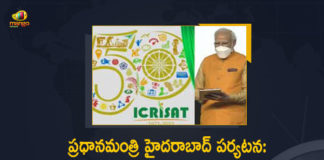 50th Anniversary Celebrations of ICRISAT, Hyderabad, ICRISAT, ICRISAT 50th Anniversary, ICRISAT 50th Anniversary Celebration, ICRISAT 50th Anniversary Celebration in Hyderabad, Mango News, Modi attend Icrisat golden jubilee event today, PM attend 50th anniversary of ICRISAT, PM Modi, PM Modi arrives in Hyderabad, PM Modi Attend 50th Anniversary Celebrations of ICRISAT, PM Modi Attends ICRISAT 50th Anniversary Celebration, PM Modi Attends ICRISAT 50th Anniversary Celebration in Hyderabad, PM Modi visit Hyderabad