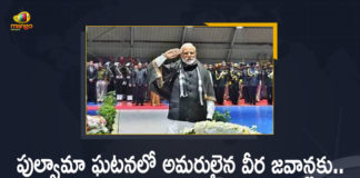 2019 Pulwama Attack, CRPF Jawans Killed in Pulwama Attack, Mango News, Modi Pays Homage to CRPF Jawans Killed in Pulwama Attack, PM Modi, PM Modi Pays Homage to CRPF Jawans, PM Modi Pays Homage to CRPF Jawans Killed in Pulwama Attack, PM Modi Pays Homage to CRPF Jawans Killed in Pulwama Attack Says Their Supreme Sacrifice Motivate Every Indian, Pulwama, Pulwama Attack, Says Their Supreme Sacrifice Motivate Every Indian