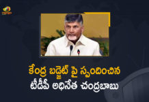 2022 Parliament Budget session, 2022 Union Budget, Budget Session of the Parliament 2022, Chandrababu Naidu Responds Over Union Budget, Chandrababu Naidu Responds Over Union Budget 2022, CM KCR, Mango News, Mango News Telugu, Parliament Budget Session, Parliament Budget Session 2022, Parliament Budget Session Updates, TDP Chief Chandrababu Naidu, TDP Chief Chandrababu Naidu Responds Over Union Budget 2022, Union Budget, Union Budget 2022-23, Union Budget 2022-23 Updates