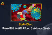 ఏపీలో కరోనా : కొత్తగా 896 పాజిటివ్ కేసులు, 6 మరణాలు నమోదు Andhra Pradesh, Andhra Pradesh COVID-19 Daily Bulletin, Andhra Pradesh Department of Health, ap coronavirus cases today, ap coronavirus cases total, ap coronavirus updates district wise, AP COVID 19 Cases, AP Total Positive Cases, COVID-19, COVID-19 Daily Bulletin, Total Corona Cases In AP,mango news