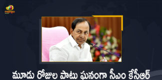 CM KCR, CM KCR Birthday, CM KCR Birthday Celebrations, CM KCR Birthday Celebrations held for 3 Days in Grand Manner, KCR Birthday, KCR Birthday Celebrations, KCR Birthday Celebrations held for 3 Days, Mango News, Telangana CM KCR Birthday, TRS Leaders Celebrate KCR’s Birthday, TRS Working President KTR