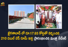 210 2BHK Dignity Houses in Khairatabad, 2BHK Dignity Housing, Ambedkar statue at NTR Gardens soon, Hyderabad, Khairatabad, KTR, KTR Inaugurates 210 2BHK Dignity Houses, KTR Inaugurates 210 2BHK Dignity Houses in Khairatabad, KTR inaugurates 2BHK complex, KTR inaugurates houses built under 2BHK Dignity Housing, KTR launches 2BHK Dignity Housing Colony, KTR launches 2BHK Dignity Housing Colony in Khairatabad, Mango News, Minister KTR Inaugurates 210 2BHK Dignity Houses, Minister KTR Inaugurates 210 2BHK Dignity Houses in Khairatabad