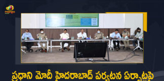 CS Somesh Kumar, CS Somesh Kumar Held Co-ordination Meeting on PM Modi Visit to Muchintal, CS Somesh Kumar Held Co-ordination Meeting on PM Modi Visit to Muchintal and ICRISAT, ICRISAT, Inauguration of Samatha Murthy Statue, Muchintal, PM Modi Meeting, PM Modi Visit to Hyderabad, PM Modi Visit to Muchintal, PM Modi Visit to Muchintal and ICRISAT, ramanuja statue inauguration, Ramanujacharya Millennium Celebrations, ramanujacharya statue in hyderabad, Samatha Moorthi Sri Ramanujacharya Statue, Samatha Murthy Statue, Statue of Equality, statue of equality inauguration, Statue of Equality Sri Ramanujacharya, Statue of Equality Sri Ramanujacharya Millennium Celebration Starts