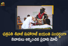 PM Narendra Modi Pays Tributes To Chhatrapati Shivaji Maharaj On his Jayanti