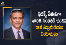 Indian American Raj Subramaniam Appointed as CEO of FedEx Corp, Indian Origin Raj Subramaniam To Lead Multinational FedEx, Indian Origin Raj Subramaniam To giant multinational courier company FedEx, Indian Origin Raj Subramaniam, Indian American Raj Subramaniam, Indian American, Raj Subramaniam, Raj Subramaniam Appointed as CEO of FedEx Corp, Multinational FedEx, CEO of FedEx Corp, Raj Subramaniam an Indian American has been appointed as the new Chief Executive Officer of FedEx, CEO of FedEx, Indian Origin Raj Subramaniam has been appointed as CEO of FedEx, FedEx, giant multinational courier company, FedEx headquartered in the United States of America, Raj Subramaniam Is The New CEO of FedEx, FedEx giant multinational courier company, FedEx New CEO, FedEx New CEO Latest News, FedEx New CEO Latest Updates, Mango News, Mango News Telugu,