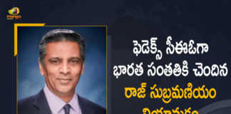 Indian American Raj Subramaniam Appointed as CEO of FedEx Corp, Indian Origin Raj Subramaniam To Lead Multinational FedEx, Indian Origin Raj Subramaniam To giant multinational courier company FedEx, Indian Origin Raj Subramaniam, Indian American Raj Subramaniam, Indian American, Raj Subramaniam, Raj Subramaniam Appointed as CEO of FedEx Corp, Multinational FedEx, CEO of FedEx Corp, Raj Subramaniam an Indian American has been appointed as the new Chief Executive Officer of FedEx, CEO of FedEx, Indian Origin Raj Subramaniam has been appointed as CEO of FedEx, FedEx, giant multinational courier company, FedEx headquartered in the United States of America, Raj Subramaniam Is The New CEO of FedEx, FedEx giant multinational courier company, FedEx New CEO, FedEx New CEO Latest News, FedEx New CEO Latest Updates, Mango News, Mango News Telugu,