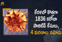 కేరళలో కొత్తగా 1836 కరోనా పాజిటివ్ కేసులు, 4 మరణాలు నమోదు Kerala Reports 1836 New Covid-19 Cases and 4 Deaths in Last 24 Hours, Kerala, 1836 New Covid-19 Positive Cases, 4 Deaths Reported, 1836 Positive Cases, Kerala Covid-19, 4 Deaths Reported on March 6th, 1836 New Covid-19 Positive Cases and 4 Deaths Reported In Kerala, 1836 New Covid-19 Cases 4 Deaths in Last 24 Hours In Kerala, Covid-19 Updates of Kerala 1836 Positive Cases 4 Deaths Reported on March 6th, Kerala Covid-19 Updates 1836 Positive Cases 4 Deaths Reported on March 6th, 1836 new Covid-19 cases, 1836 new Covid-19 cases In Kerala, 4 Deaths In Kerala, Kerala Covid-19 Updates, Kerala Covid-19 Live Updates, Kerala Covid-19 Latest Updates, Coronavirus, coronavirus Kerala, Coronavirus Updates, COVID-19, COVID-19 Live Updates, Covid-19 New Updates, Mango News, Mango News Telugu, Omicron Cases, Omicron, Update on Omicron, Omicron covid variant, Omicron variant, 1836 Positive Cases, Kerala Department of Health, Kerala coronavirus, Kerala coronavirus News, Kerala coronavirus Live Updates,