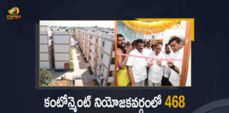 Minister KTR Inaugurates 468 2BHK Dignity Houses in Cantonment Constituency, Minister KTR Inaugurates 468 2BHK Dignity Houses, 468 2BHK Dignity Houses in Cantonment Constituency, Minister KTR, KTR, KT Rama Rao, Minister of Municipal Administration and Urban Development of Telangana, Telangana, 468 2BHK Dignity Houses, 2BHK Dignity Houses, Cantonment Constituency, Minister KTR Inaugurates 2BHK Dignity Houses, Mango News, Mango News Telugu,