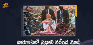 PM Modi Holds Massive Roadshow In Varanasi Ahead Of Last Phase Of Polling In Uttar Pradesh, PM Modi Holds Massive Roadshow In Varanasi, PM Modi Holds Massive Roadshow, PM Modi, Narendra Modi, Prime Minister of India, Uttar Pradesh Assembly Elections-2022 Fifth Phase Voting Underway in 57 Constituencies, Fifth Phase Voting Underway in 57 Constituencies, Uttar Pradesh Assembly Elections-2022, Fifth Phase Voting Underway in 57 Constituencies Today, Uttar Pradesh Assembly Fifth Phase Voting Underway in 57 Constituencies Today, Assembly election 2022 live updates, Assembly election 2022 Latest updates, Assembly election 2022 Latest News, Uttar Pradesh Assembly Elections 2022, Polling to Held in 57 Constituencies in Fifth Phase Polling Underway, Polling to Held in 57 Constituencies, Uttar Pradesh Assembly Elections 2022 Polling to Held in 57 Constituencies, Uttar Pradesh Election 2022, 2022 Uttar Pradesh Election, Uttar Pradesh, Uttar Pradesh Assembly Elections 2022, 2022 Uttar Pradesh Assembly Elections, Uttar Pradesh Assembly Elections, Uttar Pradesh Assembly Elections Latest News, Uttar Pradesh Assembly Elections Latest Updates, Uttar Pradesh Assembly Elections Live Updates, 2022 Assembly Elections, Assembly Elections, Elections, Mango News, Mango News Telugu,