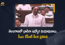 CM KCR Announces Mega Recruitment Govt will Release Notifications for 80039 Job Vacancies, CM KCR Announces Mega Recruitment, Mega Recruitment, Telangana Govt Announces Mega Recruitment, Govt will Release Notifications for 80039 Job Vacancies, 80039 Job Vacancies, Telangana Govt will Release Notifications for 80039 Job Vacancies, CM KCR Announces Mega Recruitment On Job Vacancies, CM KCR announces mega recruitment process for 91142 jobs, Telangana government will take up direct recruitment for 80039 vacancies, direct recruitment for 80039 vacancies, 80039 vacancies, CM KCR, K Chandrashekar Rao, Chief minister of Telangana, K Chandrashekar Rao Chief minister of Telangana, Telangana, Mango News, Mango News Telugu,