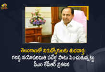 Telangana Govt Increases Upper Age Limit by 10 Years for Direct Job Recruitment, Telangana Govt Increases Upper Age Limit by 10 Years, Upper Age Limit, Upper Age Limit by 10 Years, Telangana Govt, CM KCR Announces Mega Recruitment, Mega Recruitment, Telangana Govt Announces Mega Recruitment, Govt will Release Notifications for 80039 Job Vacancies, 80039 Job Vacancies, Telangana Govt will Release Notifications for 80039 Job Vacancies, CM KCR Announces Mega Recruitment On Job Vacancies, CM KCR announces mega recruitment process for 91142 jobs, Telangana government will take up direct recruitment for 80039 vacancies, direct recruitment for 80039 vacancies, 80039 vacancies, CM KCR, K Chandrashekar Rao, Chief minister of Telangana, K Chandrashekar Rao Chief minister of Telangana, Telangana, Mango News, Mango News Telugu,