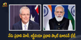 PM Modi Australia PM Scott Morrison will Hold the Second India-Australia Virtual Summit Today, Australia PM Scott Morrison will Hold the Second India-Australia Virtual Summit Today, PM Modi will Hold the Second India-Australia Virtual Summit Today, Second India-Australia Virtual Summit Today, Second India-Australia Virtual Summit, India Second Virtual Summit, Australia Second Virtual Summit, India-Australia Virtual Summit, PM Modi, Narendra Modi, Prime Minister of India, Narendra Modi Prime Minister of India, PM Scott Morrison, Scott Morrison, Prime Minister of Australia, Scott Morrison Prime Minister of Australia, Second India-Australia Virtual Summit Latest News, Second India-Australia Virtual Summit Latest Updates, Second India-Australia Virtual Summit Live Updates, Virtual Summit, Second Virtual Summit, Mango News, Mango News Telugu,