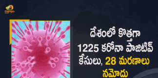 Covid-19 in India 1225 New Positive Cases 28 Deaths Reported in Last 24 Hours, India, 1225 New Covid-19 Positive Cases, 28 Deaths Reported, 1225 Positive Cases, India Covid-19, 28 Deaths Reported on March 30th, 1225 New Covid-19 Positive Cases and 28 Deaths Reported In India, 1225 New Covid-19 Cases 28 Deaths in Last 24 Hours In India, Covid-19 Updates of India 1225 Positive Cases 28 Deaths Reported on March 30th, India Covid-19 Updates 1225 Positive Cases 28 Deaths Reported on March 30th, 1225 new Covid-19 cases, 1225 new Covid-19 cases In India, 28 Deaths In India, India Covid-19 Updates, India Covid-19 Live Updates, India Covid-19 Latest Updates, Coronavirus, coronavirus India, Coronavirus Updates, COVID-19, COVID-19 Live Updates, Covid-19 New Updates, Mango News, Mango News Telugu, Omicron Cases, Omicron, Update on Omicron, Omicron covid variant, Omicron variant, 1225 Positive Cases, India Department of Health, India coronavirus, India coronavirus News, India coronavirus Live Updates,