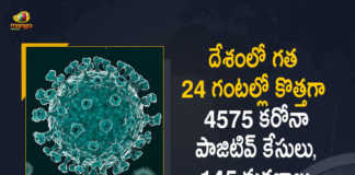4575 New Covid-19 Cases 145 Deaths Reported in India in the Last 24 Hours, India, 4575 New Covid-19 Positive Cases, 145 Deaths Reported, 4575 Positive Cases, India Covid-19, 145 Deaths Reported on March 7th, 4575 New Covid-19 Positive Cases and 145 Deaths Reported In India, 4575 New Covid-19 Cases 145 Deaths in Last 24 Hours In India, Covid-19 Updates of India 4575 Positive Cases 145 Deaths Reported on March 7th, India Covid-19 Updates 4575 Positive Cases 145 Deaths Reported on March 7th, 4575 new Covid-19 cases, 4575 new Covid-19 cases In India, 145 Deaths In India, India Covid-19 Updates, India Covid-19 Live Updates, India Covid-19 Latest Updates, Coronavirus, coronavirus India, Coronavirus Updates, COVID-19, COVID-19 Live Updates, Covid-19 New Updates, Mango News, Mango News Telugu, Omicron Cases, Omicron, Update on Omicron, Omicron covid variant, Omicron variant, 4575 Positive Cases, India Department of Health, India coronavirus, India coronavirus News, India coronavirus Live Updates,