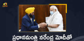 Punjab CM Bhagwant Mann Meets PM Modi at Delhi Today, Punjab CM Bhagwant Mann Meets PM Modi at Delhi, Punjab CM Bhagwant Mann Meets PM Modi, Punjab CM Bhagwant Mann, PM Modi, CM Bhagwant Mann Meets PM Modi, PM Modi, Narendra Modi, Prime Minister of India, Narendra Modi Prime Minister of India, Prime Minister Narendra Modi, Bhagwant Mann, Bhagwant Mann Punjab CM, Bhagwant Mann Chief Minister of Punjab, Chief Minister of Punjab Bhagwant Mann, Punjab CM Bhagwant Mann, Punjab Chief Minister, Mango News, Mango News Telugu,