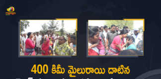 YS Sharmila Praja Prasthanam Padayatra Reached to 34th Day Completes 400 KM Milestone, YS Sharmila Praja Prasthanam Padayatra Completes 400 KM Milestone, YS Sharmila Praja Prasthanam Padayatra Reached to 34th Day, 400 KM Milestone, YS Sharmila Praja Prasthanam Padayatra, YS Sharmila, Praja Prasthanam Padayatra, Praja Prasthanam Padayatra Latest News, Praja Prasthanam Padayatra Latest Updates, Praja Prasthanam Padayatra Live Updates, YS Sharmila Padayatra,` YSR Telangana Party, YSR Telangana Party YS Sharmila Padayatra,` Sharmila Praja Prasthanam Padayatra, Mango News, Mango News Telugu,