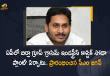 CM YS Jagan Inaugurates Birla Group Caustic Soda Unit in East Godavari District, AP CM YS Jagan Inaugurates Birla Group Caustic Soda Unit in East Godavari District, AP CM YS Jagan Inaugurating Birla Group Caustic Soda Unit in East Godavari District, AP CM YS Jagan launchs Birla Group Caustic Soda Unit in East Godavari District, AP CM YS Jagan Opens Birla Group Caustic Soda Unit in East Godavari District, YS Jagan to launch Birla Group Caustic Soda unit, AP CM YS Jagan To Inaugurate Largest Caustic Soda Unit in East Godavari District, AP CM YS Jagan Mohan Reddy, AP CM YS Jagan, YS Jagan Mohan Reddy, YS Jagan, CM YS Jagan, Mango News, Mango News Telugu,