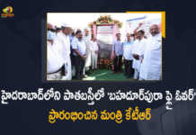 Minister KTR Launches Bahadurpura Flyover at Old City in Hyderabad, Bahadurpura Flyover Inaugurated By Minister KTR Opens For Commuters, Minister KTR Opens Bahadurpura Flyover For Commuters, Bahadurpura Flyover Inaugurated By Minister KTR, KTR To Inaugurate Six Lanes Bahadurpura Flyover On April 19, Minister KTR To Inaugurate Six Lanes Bahadurpura Flyover On April 19, Minister KTR To Inaugurate Six Lanes Bahadurpura Flyover, Bahadurpura Flyover, KTR to inaugurate Hyderabad Bahadurpura flyover on April 19, KTR To Inaugurate Hyderabad Bahadurpura flyover opened for public On April 19, Hyderabad’s Bahadurpura flyover to be inaugurated on April 19 By Minister KTR, six lanes bi directional flyover would be a relief to commuters And easing traffic at Bahadurpura junction in Hyderabad, six lanes bi directional Bahadurpura flyover, Bahadurpura Flyover News, Bahadurpura Flyover Latest News, Bahadurpura Flyover Latest Updates, Bahadurpura Flyover Updates, Working President of the Telangana Rashtra Samithi, Telangana Rashtra Samithi Working President, TRS Working President KTR, Telangana Minister KTR, KT Rama Rao, Minister of Municipal Administration and Urban Development of Telangana, KT Rama Rao Minister of Municipal Administration and Urban Development of Telangana, KT Rama Rao Information Technology Minister, KT Rama Rao MA&UD Minister of Telangana, Mango News, Mango News Telugu,