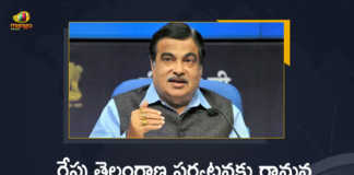 Telangana Union Minister Nitin Gadkari To Launch Two National Highways Tomorrow, Union Minister Nitin Gadkari To Launch Two National Highways Tomorrow, Union Road Transport and highways Minister Nitin Gadkari will be dedicating two NHAI projects in Telangana, two NHAI projects in Telangana, Union Road Transport and highways Minister Nitin Gadkari, Union Road Transport Minister Nitin Gadkari, highways Minister Nitin Gadkari, Union Minister Nitin Gadkari, Minister Nitin Gadkari, Nitin Gadkari, Telangana Two National Highways, Two National Highways, Two National Highways News, Two National Highways Latest News, Two National Highways Latest Updates, Two National Highways Live Updates, Telangana, Mango News, Mango News Telugu,