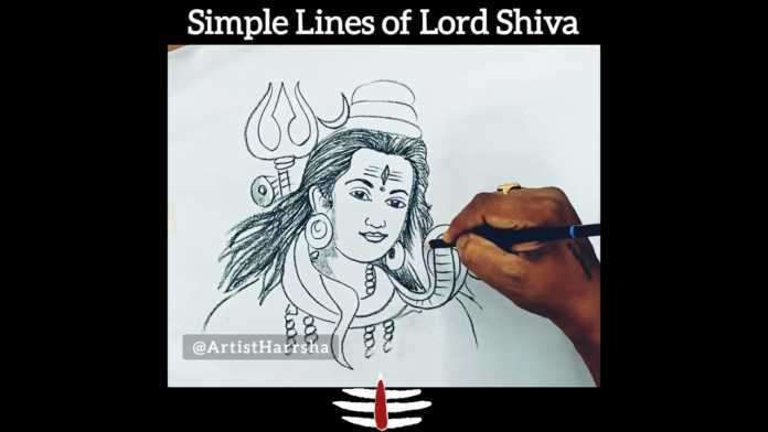 How To Draw Freehand Painting Of Lord Shiva - Dr Harrsha Artist, Learn Freehand Painting Of Lord Shiva,How To Draw Shiva Step By Step, Dr. Harrsha Artist,lord Shiva,how to draw lord Shiva,easy painting of lord Shiva, om namah shivaya,lord Shiva songs,art videos,trending videos,youtube shorts, youtube play button,million views,million subscribers,most watched Video, how to draw lord shiva,lord shiva drawing step by step,how to draw lord shiva easy, lord shiva drawing,how to draw lord shiva easy step by step, Mango News, Mango News Telugu,