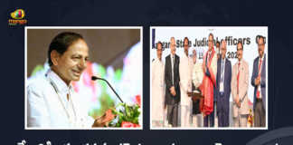 CJI NV Ramana CM KCR Participates in Telangana State Judicial Officers Conference at Hyderabad, CM KCR Participates in Telangana State Judicial Officers Conference at Hyderabad, CJI NV Ramana Participates in Telangana State Judicial Officers Conference at Hyderabad, Telangana State Judicial Officers Conference at Hyderabad, Telangana State Judicial Officers Conference, CM KCR Says Telangana attaining new heights In Telangana State Judicial Officers Conference at Hyderabad, Telangana CM KCR Speech at Inaugural Session of Telangana State Judicial Officers Conference at Hyderabad, CJI NV Ramana Praises Telangana CM KCR At Telangana State Judicial Officers Conference at Hyderabad, Telangana State Judicial Officers Conference Live, Telangana State Judicial Officers Conference News, Telangana State Judicial Officers Conference Latest News, Telangana State Judicial Officers Conference Latest Updates, Telangana State Judicial Officers Conference Live Updates, CJI NV Ramana, Nuthalapati Venkata Ramana, Chief Justice of India Nuthalapati Venkata Ramana, Telangana CM KCR, K Chandrashekar Rao, Chief minister of Telangana, K Chandrashekar Rao Chief minister of Telangana, Telangana Chief minister, Telangana Chief minister K Chandrashekar Rao, Telangana, Mango News, Mango News Telugu,