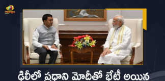Goa Chief Minister Dr Pramod Sawant Meets PM Narendra Modi in New Delhi Today, Goa Chief Minister Pramod Sawant Meets PM Narendra Modi in New Delhi, CM Pramod Sawant Meets PM Narendra Modi in New Delhi, Pramod Sawant Meets PM Narendra Modi in New Delhi, Goa Chief Minister Pramod Sawant, Chief Minister Pramod Sawant, Goa Chief Minister, Pramod Sawant, Goa CM Pramod Sawant, Goa CM Pramod Sawant Delhi Tour To Meet PM Narendra Modi, Goa CM Pramod Sawant Delhi Tour News, Goa CM Pramod Sawant Delhi Tour Latest News, Goa CM Pramod Sawant Delhi Tour Latest Updates, Goa CM Pramod Sawant Delhi Tour Live Updates, New Delhi, PM Modi, Narendra Modi, Prime Minister Narendra Modi, Prime Minister Of India, Narendra Modi Prime Minister Of India, PM Narendra Modi, Mango News, Mango News Telugu,