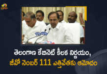 తెలంగాణ కేబినెట్ కీలక నిర్ణయం, జీవో నెంబర్ 111 ఎత్తివేతకు ఆమోదం Telangana Cabinet Approves Yasangi Paddy Purchase and Repeal of GO Number 111, Telangana Cabinet Repeal of GO Number 111, GO Number 111, Telangana Govt Decided to Purchase Entire Yasangi Season Paddy, CM KCR Announces After Cabinet Meet, Yasangi Season Paddy, Telangana Cabinet Meet Today, CM KCR Likely To Take Decision on Paddy Procurement, KCR To Hold Cabinet Meeting Over Paddy Procurement Issue At 2 PM, CM KCR To Chair Telangana Cabinet Meeting Today at Pragathi Bhavan, CM KCR To Chair Telangana Cabinet Meeting Today, Telangana Cabinet Meeting, Pragathi Bhavan, CM KCR To Chair Cabinet Meeting, Paddy Procurement Issue, Telangana Paddy Procurement Issue, Paddy Procurement in Telangana, Telangana Paddy Procurement, Paddy Procurement, Paddy Procurement News, Paddy Procurement Latest News, Paddy Procurement Latest Updates, Paddy Procurement Live Updates, Telangana CM KCR, K Chandrashekar Rao, Chief minister of Telangana, K Chandrashekar Rao Chief minister of Telangana, Telangana Chief minister, Telangana Chief minister K Chandrashekar Rao, Telangana, Mango News, Mango News Telugu,