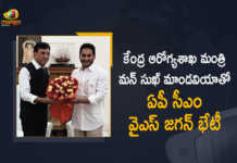 AP CM YS Jagan Meets Union Health Minister Mansukh Mandaviya at Delhi, CM YS Jagan Meets Union Health Minister Mansukh Mandaviya at Delhi, AP CM YS Jagan Meets Union Health Minister Mansukh Mandaviya, Union Health Minister Mansukh Mandaviya, Minister Mansukh Mandaviya, Union Health Minister, Mansukh Mandaviya, AP CM YS Jagan Delhi Tour, CM YS Jagan Delhi Tour, AP CM YS Jagan Delhi Tour News, AP CM YS Jagan Delhi Tour Latest News, AP CM YS Jagan Delhi Tour Latest Updates, AP CM YS Jagan Mohan Reddy, AP CM YS Jagan, YS Jagan Mohan Reddy, YS Jagan, CM YS Jagan, Mango News, Mango News Telugu,