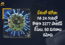 Covid-19 Updates of India 3377 New Positive Cases 60 Deaths Reported in Last 24 Hours, India, India Covid-19, 60 Deaths Reported on India April 28th, 3377 new Covid-19 cases In India, India Covid-19 Updates, India Covid-19 Live Updates, India Covid-19 Latest Updates, Coronavirus, Coronavirus Breaking News, Coronavirus Latest News, COVID-19, India Coronavirus, India Coronavirus Cases, India Coronavirus Deaths, India Coronavirus New Cases, India Coronavirus News, India New Positive Cases, Total COVID 19 Cases, Coronavirus, COVID-19, Covid-19 Updates in India, India corona State wise cases, India coronavirus cases State wise, Mango News, Mango News Telugu,