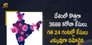 India Records 3688 New Covid-19 Cases 50 Deaths in Last 24 Hours, India, India Covid-19, 50 Deaths Reported on India April 29th, 3688 new Covid-19 cases In India, India Covid-19 Updates, India Covid-19 Live Updates, India Covid-19 Latest Updates, Coronavirus, Coronavirus Breaking News, Coronavirus Latest News, COVID-19, India Coronavirus, India Coronavirus Cases, India Coronavirus Deaths, India Coronavirus New Cases, India Coronavirus News, India New Positive Cases, Total COVID 19 Cases, Coronavirus, COVID-19, Covid-19 Updates in India, India corona State wise cases, India coronavirus cases State wise, Mango News, Mango News Telugu,