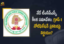 TSPSC To Meet Today To Take Decision on Group-1 Notification Release, tspsc group 1 recruitment 2022, 2022 tspsc group 1 recruitment, tspsc group 1 recruitment, telangana group 1 notification, TSPSC is likely to take a key decision on the release of the Group-1 notification, key decision on the release of the Group-1 notification, Group-1 notification, Telangana State Public Service Commission group 1 recruitment 2022, 2022 Telangana State Public Service Commission group 1 recruitment, Telangana State Public Service Commission, Telangana State Public Service Commission group 1 notification, group 1 notification, Group-1 Notification News, Group-1 Notification Latest News, Group-1 Notification Latest Updates, Group-1 Notification Live Updates, Mango News, Mango News Telugu,